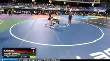 5A - 106 lbs Semifinal - Ethan Sims, Amarillo Tascosa vs Cooper Chapman, Dallas Highland Park