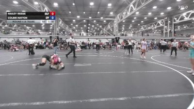 84 lbs Round 4 (6 Team) - Colbie Hatton, Central Pennies Power vs Hailey Reese, BC Lady Predators