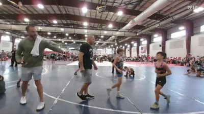 68 lbs Cross Bracket (8 Team) - Frank Labarca, Taylor Hammers vs Riley Rollman, Steller Trained Wolffe