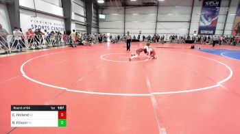 126 lbs Round Of 64 - Emmitt Holland, NC vs Bentley Ellison, TN
