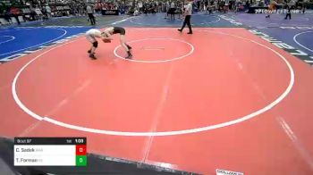 101 lbs Round Of 16 - Charles Sadek, War Head Wrestling Club vs Tobey Forman, Nevada Elite