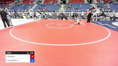 126 lbs Cons 64 #2 - Shane Stream, IL vs Cael Humphrey, CA