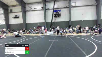 77 lbs Rr Rnd 5 - Remington Scanlan, Team Aggression vs Hunter Amell, Mat Demon WC