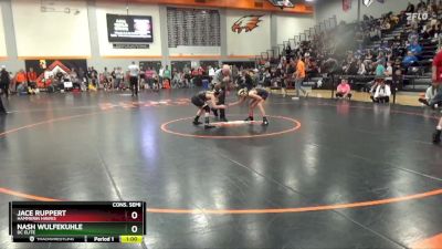 82 lbs Cons. Semi - Nash Wulfekuhle, DC Elite vs Jace Ruppert, Hammerin Hawks