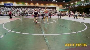 100 lbs Consolation - Kayla Mougeotte, Cats Wrestling Club vs Kierstyn Azure, La Grande Girls