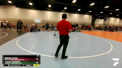 110 lbs Semifinal - Roman Estes, Coppell Stars Wrestling Club vs Tyson Crowsey, Ranger 47 Wrestling Club