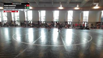 184 lbs Quarterfinal - Glean Gonzalez, Virginia Tech vs Kyser Kostoff, Presbyterian