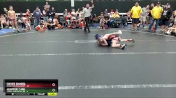 68 lbs Round 5 (8 Team) - Hayes Daniel, Backyard Brawlers vs Hunter Carl, Terps Northeast ES
