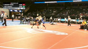130 Class 1 lbs Cons. Round 2 - Adasyn Yoder, Holden vs Izzy Kidwell, Lathrop