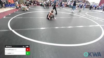 49 lbs Rr Rnd 5 - Bodee Coffman, Piedmont vs Franciso Lopez, OKC Saints Wrestling