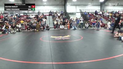 126 lbs Champ. Round 1 - Colton Dudley, Valley vs Greg Vrooman, Douglas