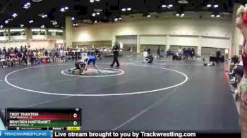 113 lbs Placement (16 Team) - Brayden Hartranft, Berks Catholic vs Troy Thaxton, Team Wakulla