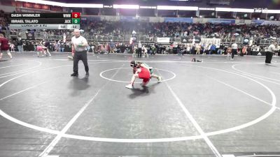 72 lbs Consi Of 8 #2 - Dash Wimmler, Wimmler vs Israel Talato, Jackson County