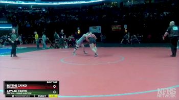 190 lbs Semifinal - Blythe Cayko, Eaglecrest vs Laylah Casto, Central - Grand Junction