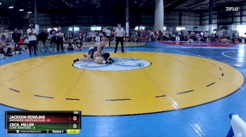 150 lbs Round 2 (3 Team) - Jackson Rowling, DARKHORSE WRESTLING CLUB vs Cecil Miller, CLINIC WRESTLING