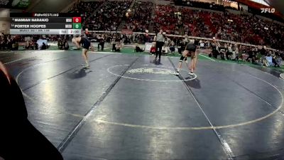 5A 138 lbs Champ. Round 1 - Niamiah Naranjo, Minico vs Porter Hoopes, Middleton