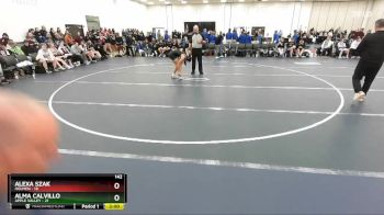 142 lbs Round 2 (4 Team) - Alexa Szak, Holmen vs Alma Calvillo, Apple Valley