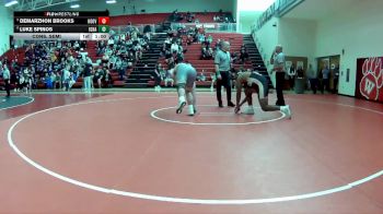 285 lbs Cons. Semi - Demarzhon Brooks, North Canton (Hoover) vs Luke Spinos, Cle. St. Ignatus