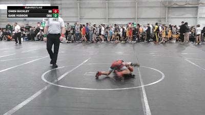 52 lbs Round 2 (6 Team) - Owen Buckley, Mitten Mayhem vs Gabe Hudson, Contenders WA Green