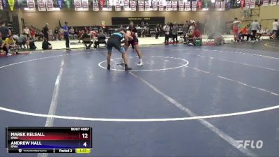 157 lbs Champ. Round 1 - Marek Kelsall, Iowa vs Andrew Hall, Iowa