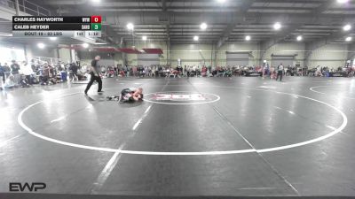 83 lbs Round Of 32 - Charles Hayworth, Willard Youth Wrestling vs Caleb Heyder, Sanderson Wrestling Academy