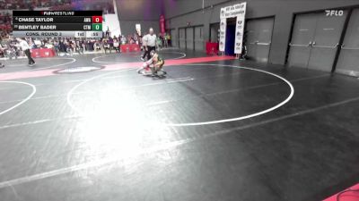 60 lbs Cons. Round 3 - Bentley Bader, Beaver Dam Youth Wrestling vs Chase Taylor, Askren Wrestling Academy