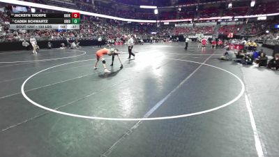 150 lbs Cons. Semis - Jacksyn Thorpe, Kaukauna vs Caden Schwartz, Oregon