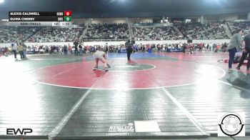 138 lbs Semifinal - Alexis Caldwell, Del City Middle School vs Olivia Cherry, Shelton Wrestling Academy