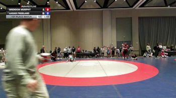 84 lbs 1st Place Match - Brendon Murphy, FL vs Aasar Freeland, GA