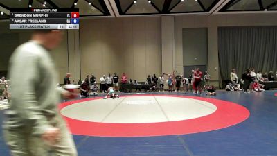 84 lbs 1st Place Match - Brendon Murphy, FL vs Aasar Freeland, GA