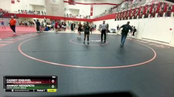 152 lbs Round 5 - Cassidy Esquivel, North Richland Hills Birdville (Girls) vs Hannah Hedgepeth, Lucas Lovejoy (Girls)
