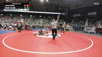 3A-190 lbs 5th Place Match - David Ibarra, Torrington vs Brady Calmes, Glenrock