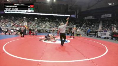 3A-190 lbs 5th Place Match - David Ibarra, Torrington vs Brady Calmes, Glenrock
