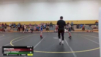 76 lbs Round 2 - Bryce Smith, Roundtree Wrestling Academy vs Chance Connolly, Cane Bay