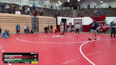 45-48 lbs Round 3 - Leo Nolan Butler, Indian Creek WC vs Brandon Mangus, Center Grove WC