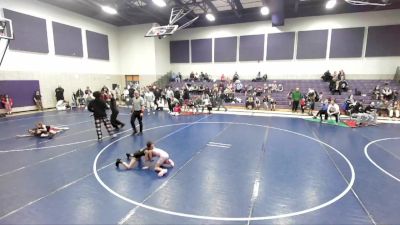 56-60 lbs Round 3 - Elizabeth Bauer, Bruin Wrestling Club vs Amelia Dunivant, Wasatch Wrestling Club