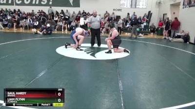 285 lbs Champ. Round 1 - Saul Hardy, Brooks vs Liam Flynn, Florence