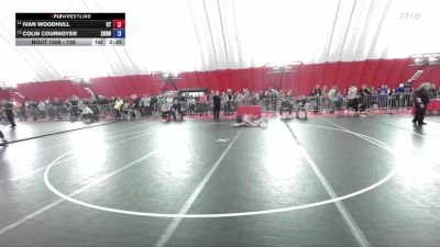 138 lbs Cons. Round 2 - Ivan Woodhull, Crass Trained vs Colin Cournoyer, Stratford High School Wrestling