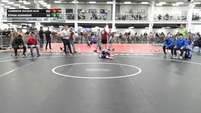 72 lbs Round Of 16 - Cameron Jacquo-Alix, Wolfgang Wr Ac vs Ethan Almanzar, Red Roots WC