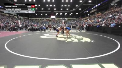 140 lbs Champ. Round 1 - Bella Green, Wichita-Kapaun Mt.Carmel Hs vs Olivia Schneider, Kansas City - Piper HS