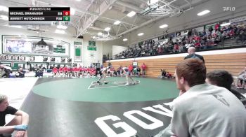 120 lbs Placement Matches (8 Team) - Michael Branaugh, Bon Homme/Avon vs Jerrett Hutchinson, Philip/Kadoka Area/Wall