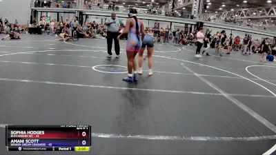 138 lbs Finals (2 Team) - Sophia Hodges, Buccaneers WC vs Amani Scott, Kraken Dream Crushers