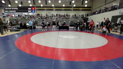 113 lbs Semifinal - Colton Stokes, Gamehouse Training Center vs Will Hughes, Roundtree Wrestling Academy