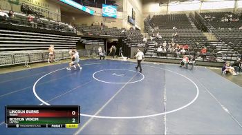 160 lbs Cons. Round 3 - Boston Wixom, Layton vs Lincoln Burns, Weber