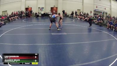 195 lbs Round 2 (6 Team) - Liam Rodebush, Idaho vs Shadrick Bruce, Kansas Rattlers