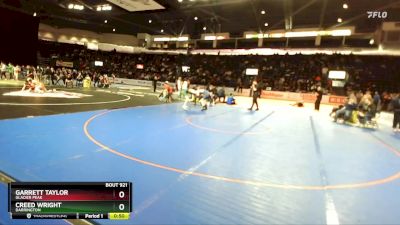 126 lbs Cons. Round 4 - Creed Wright, Darrington vs Garrett Taylor, Glacier Peak