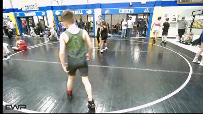 64 lbs Consolation - Copper Dewey, Tulsa Blue T Panthers vs Ajae Carwile, Pin-King All Stars