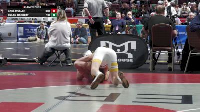 114 lbs Consi 5 - Cael Muller, Notre Dame - GP vs Dylan Barrett, Penn-Trafford