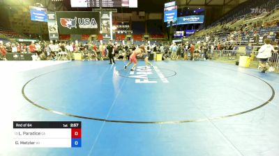 150 lbs Rnd Of 64 - Logan W. Paradice, GA vs Gabriel Metzler, WI