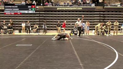174 lbs Round Of 16 - Cooper Haase, Army vs Lindson Turner, Columbia
